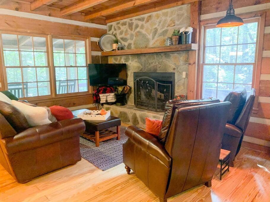 Willa Hot Tub, Porch Swing Bed, Fire Pit, Aska Adventure Blue Ridge Zewnętrze zdjęcie