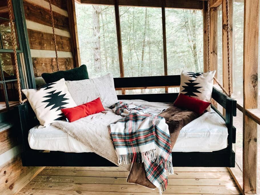 Willa Hot Tub, Porch Swing Bed, Fire Pit, Aska Adventure Blue Ridge Zewnętrze zdjęcie